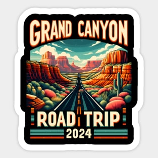 Family Trip Summer Vacation 2024 Grand Canyon Road Trip Sticker